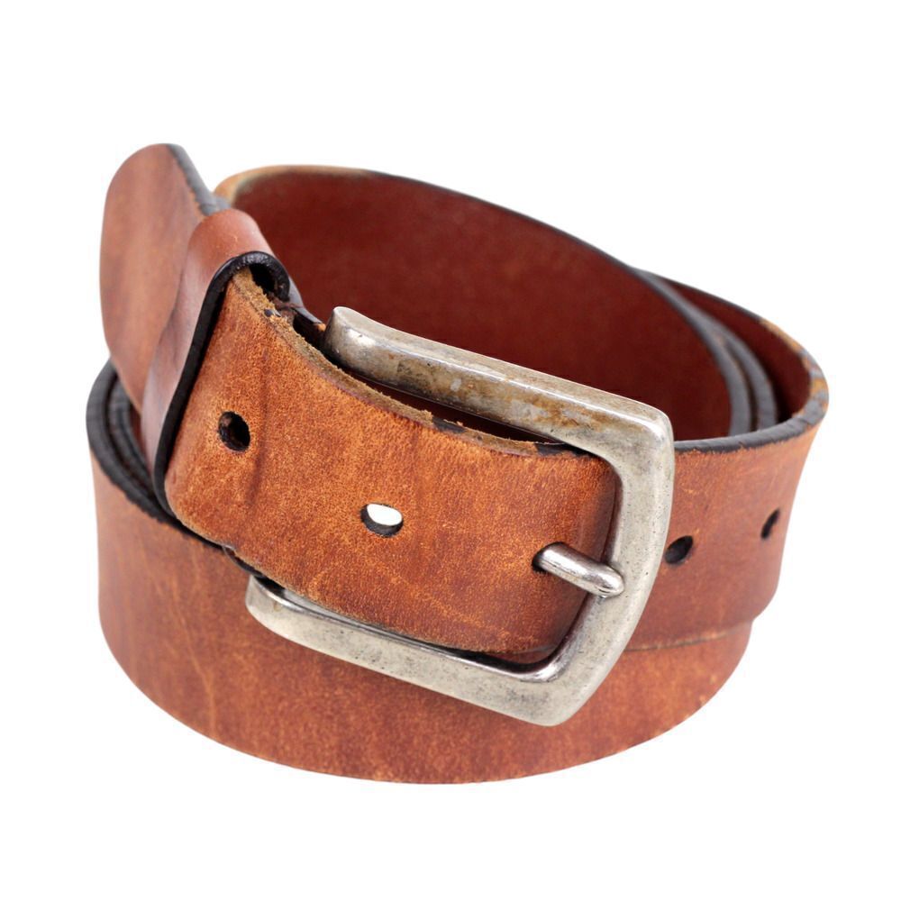 Levi's TAN BROWN GENUINE LEATHER 1 3/8"Wd CASUAL DRESS MEN'S BELT Sz 38/95 (G17 - Picture 2 of 14